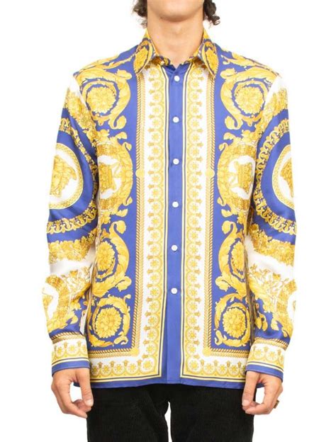 versace style shirt replica|Versace Silk Shirts .